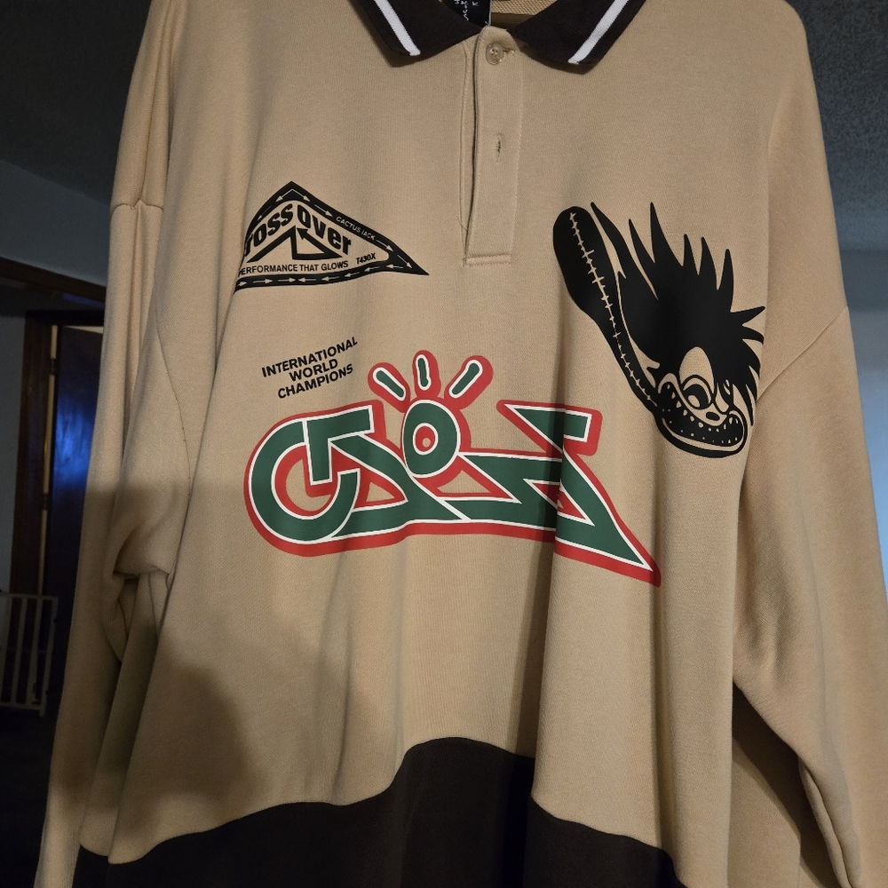 Cactus Jack by Travis Scott Crossover Rugby Sweater SS21